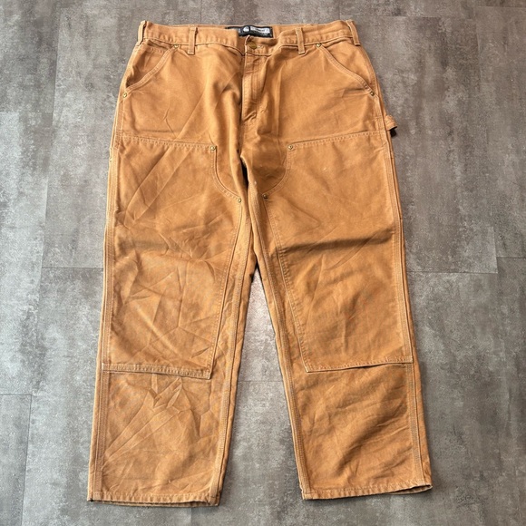 Carhartt Other - Vintage Carhartt Double Knee Pants Men’s 38x30 Brown Made in USA Union